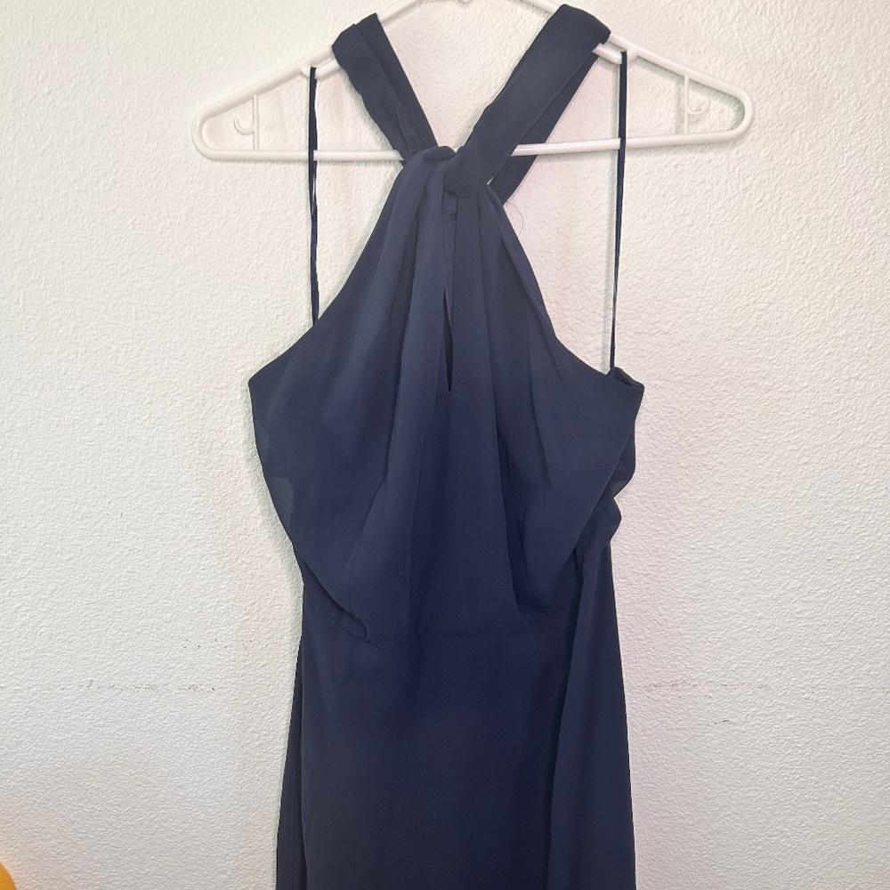 Neck Twist Maxi Dress